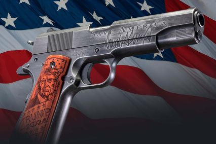 Auto-Ordnance 1911 Trump Save America, .45 ACP, 5" Engraved Pistol