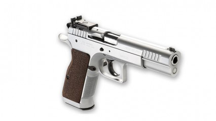 TANFOGLIO DeFiant LIMITED PRO Silver 9mm Semi-Auto Pistol