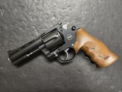 Nighthawk Custom Korth Mongoose 4" 44 Magnum Six-Shot Revolver